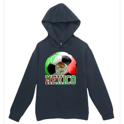 Mexico Soccer Logo Urban Pullover Hoodie