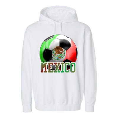 Mexico Soccer Logo Garment-Dyed Fleece Hoodie