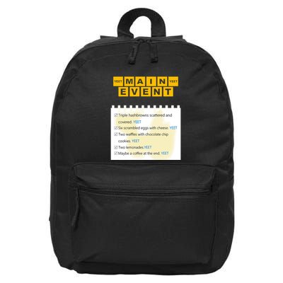 Main Event Yeet Triple Hashbrowns Scattered And Covered 16 in Basic Backpack