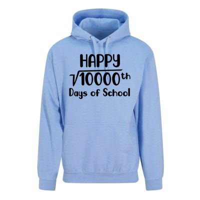 Math Formula 100 Days Of School Gift Teacher Cool Gift Unisex Surf Hoodie