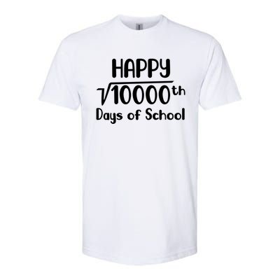 Math Formula 100 Days Of School Gift Teacher Cool Gift Softstyle CVC T-Shirt