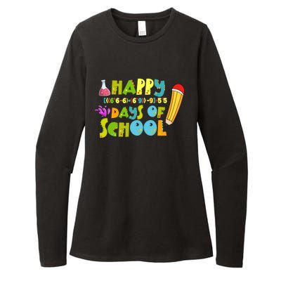 Math Formula 100 Days Of School Gift Teacher Student Gift Womens CVC Long Sleeve Shirt