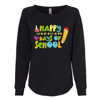 Math Formula 100 Days Of School Gift Teacher Student Gift Womens California Wash Sweatshirt