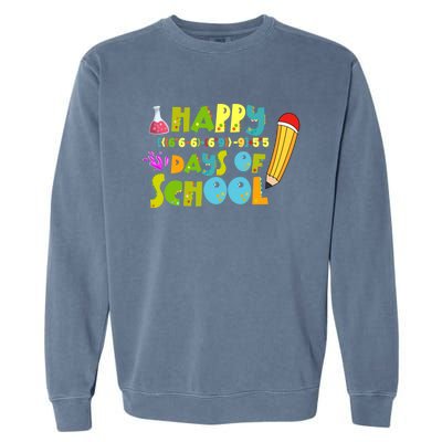 Math Formula 100 Days Of School Gift Teacher Student Gift Garment-Dyed Sweatshirt