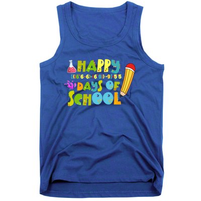 Math Formula 100 Days Of School Gift Teacher Student Gift Tank Top