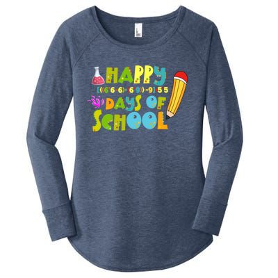 Math Formula 100 Days Of School Gift Teacher Student Gift Women's Perfect Tri Tunic Long Sleeve Shirt