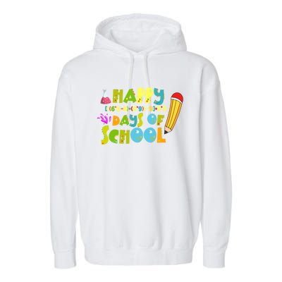 Math Formula 100 Days Of School Gift Teacher Student Gift Garment-Dyed Fleece Hoodie