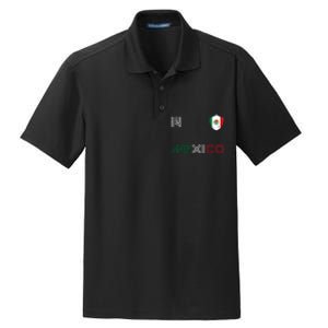 Mexico Flag 14 Mexican Soccer Fan Women Dry Zone Grid Polo