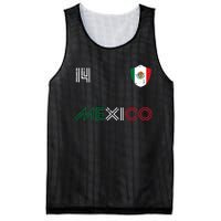 Mexico Flag 14 Mexican Soccer Fan Women Mesh Reversible Basketball Jersey Tank