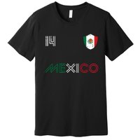 Mexico Flag 14 Mexican Soccer Fan Women Premium T-Shirt