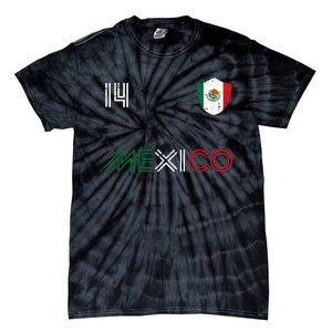 Mexico Flag 14 Mexican Soccer Fan Women Tie-Dye T-Shirt