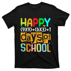 Math Formula 100 Days Of School Funny Math Teacher 100th Day Gift T-Shirt