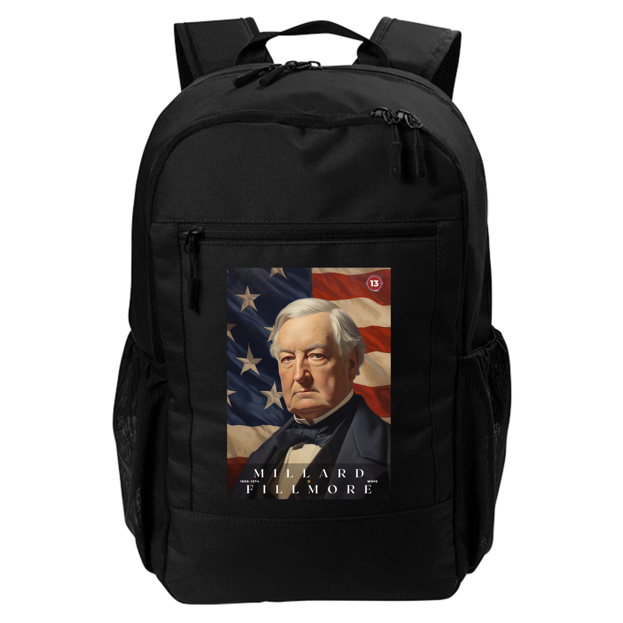 Millard Fillmore 13th President Of The United States Portrait Backpack