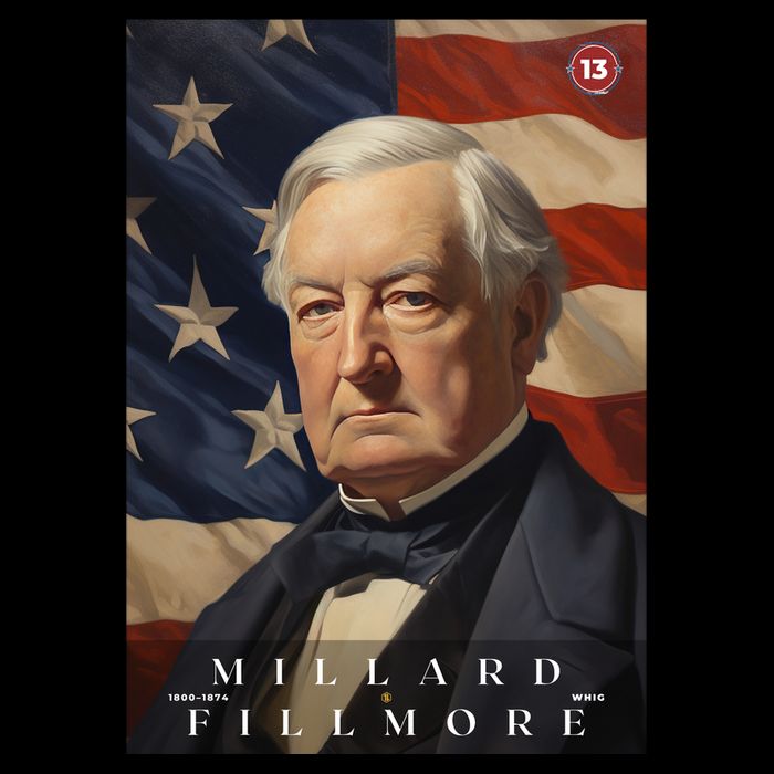 Millard Fillmore 13th President Of The United States Portrait Backpack