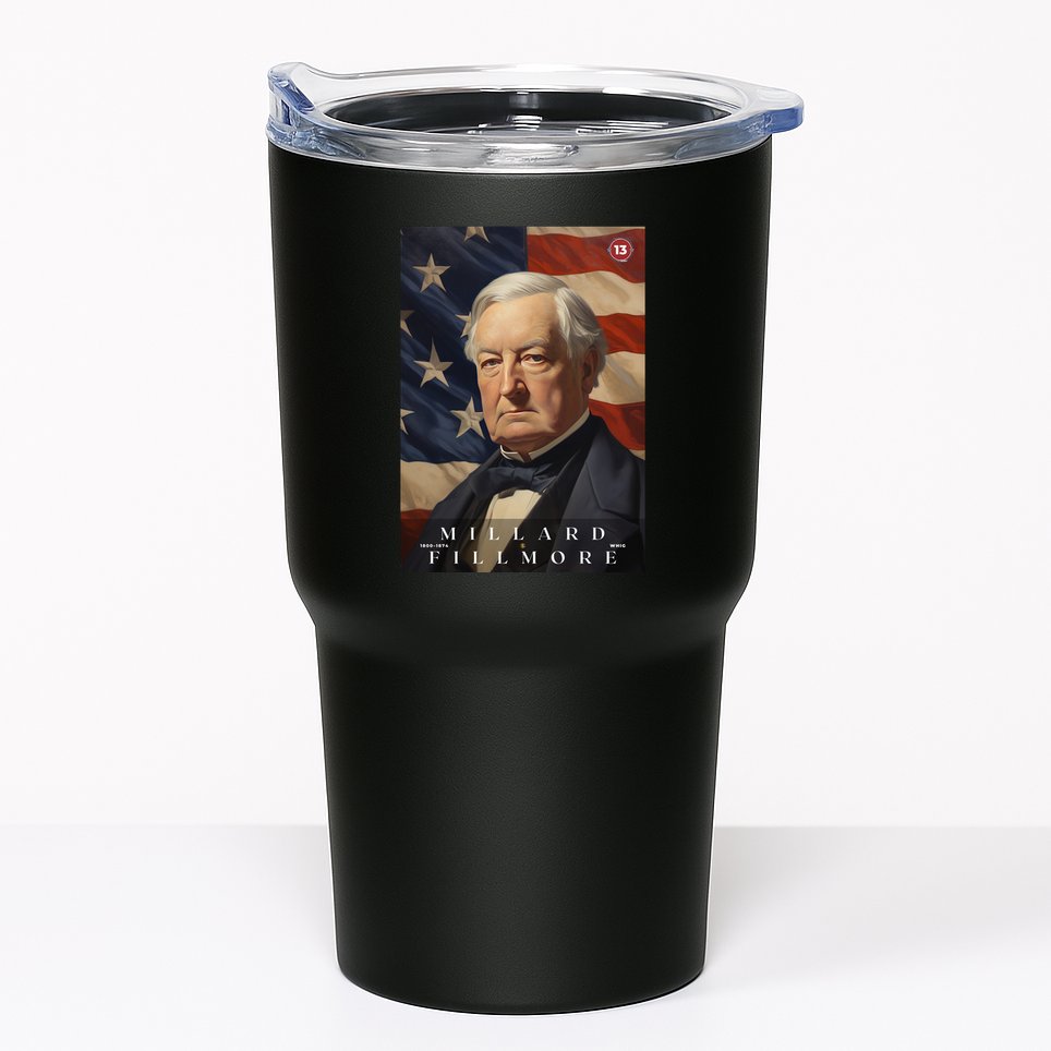 Millard Fillmore 13th President Of The United States Portrait Tumbler