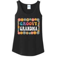 Matching Family 1st Birthday Retro Boho Party Groovy Grandma Ladies Essential Tank