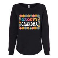 Matching Family 1st Birthday Retro Boho Party Groovy Grandma Womens California Wash Sweatshirt