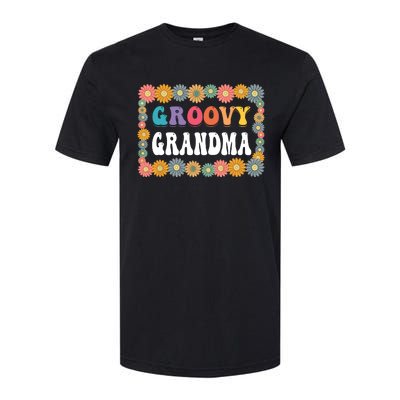 Matching Family 1st Birthday Retro Boho Party Groovy Grandma Softstyle CVC T-Shirt