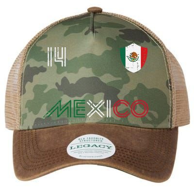 Mexico Flag 14 Mexican Soccer Fan Legacy Tie Dye Trucker Hat