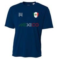 Mexico Flag 14 Mexican Soccer Fan Cooling Performance Crew T-Shirt