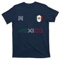 Mexico Flag 14 Mexican Soccer Fan T-Shirt