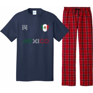 Mexico Flag 14 Mexican Soccer Fan Pajama Set