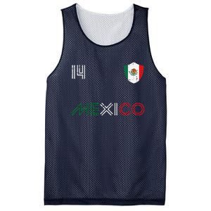 Mexico Flag 14 Mexican Soccer Fan Mesh Reversible Basketball Jersey Tank