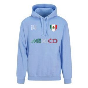 Mexico Flag 14 Mexican Soccer Fan Unisex Surf Hoodie