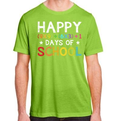 Math Formula 100 Days Of School Teacher Cool Gift Adult ChromaSoft Performance T-Shirt