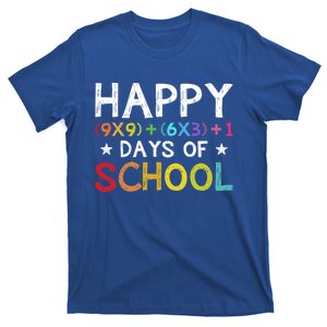 Math Formula 100 Days Of School Teacher Cool Gift T-Shirt