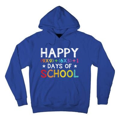 Math Formula 100 Days Of School Teacher Cool Gift Tall Hoodie