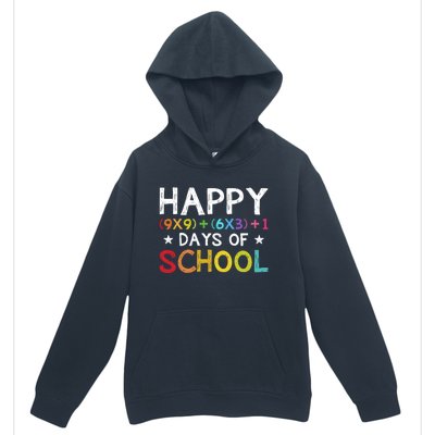 Math Formula 100 Days Of School Teacher Cool Gift Urban Pullover Hoodie