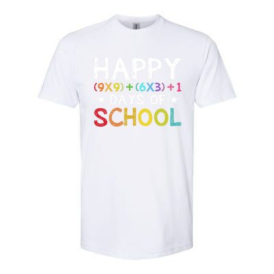 Math Formula 100 Days Of School Teacher Cool Gift Softstyle CVC T-Shirt