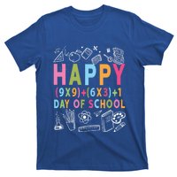 Math Formula 100 Days Of School Cute Gift Funny Teachers Funny Gift T-Shirt