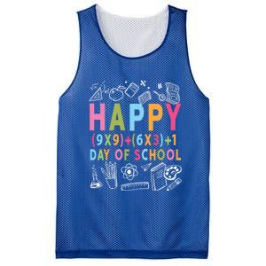 Math Formula 100 Days Of School Cute Gift Funny Teachers Funny Gift Mesh Reversible Basketball Jersey Tank