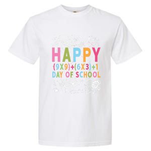 Math Formula 100 Days Of School Cute Gift Funny Teachers Funny Gift Garment-Dyed Heavyweight T-Shirt