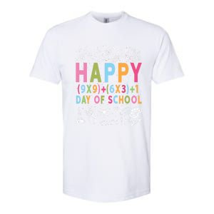 Math Formula 100 Days Of School Cute Gift Funny Teachers Funny Gift Softstyle CVC T-Shirt