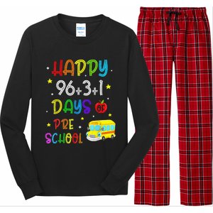 Math Formula 100 Days Of Preschool For Students & Teachers Long Sleeve Pajama Set