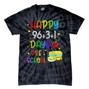 Math Formula 100 Days Of Preschool For Students & Teachers Tie-Dye T-Shirt