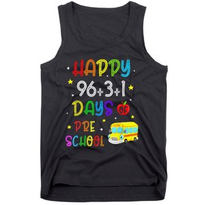 Math Formula 100 Days Of Preschool For Students & Teachers Tank Top