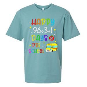 Math Formula 100 Days Of Preschool For Students & Teachers Sueded Cloud Jersey T-Shirt