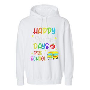 Math Formula 100 Days Of Preschool For Students & Teachers Garment-Dyed Fleece Hoodie