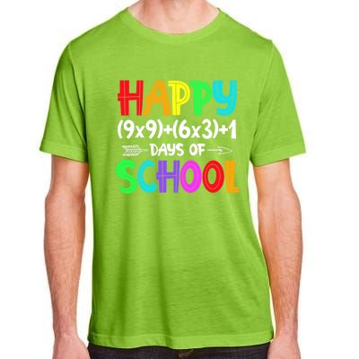 Math Formula 100 Days Of School Gift Math Teacher 100th Day Gift Adult ChromaSoft Performance T-Shirt