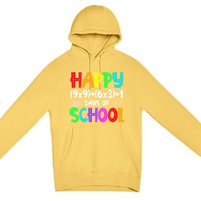 Math Formula 100 Days Of School Gift Math Teacher 100th Day Gift Premium Pullover Hoodie