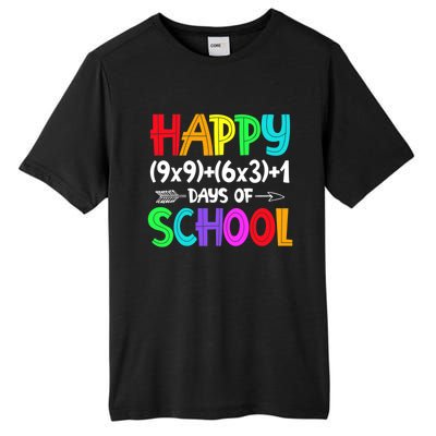 Math Formula 100 Days Of School Gift Math Teacher 100th Day Gift Tall Fusion ChromaSoft Performance T-Shirt