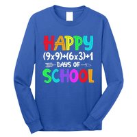 Math Formula 100 Days Of School Gift Math Teacher 100th Day Gift Long Sleeve Shirt