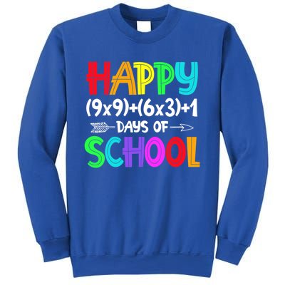 Math Formula 100 Days Of School Gift Math Teacher 100th Day Gift Sweatshirt