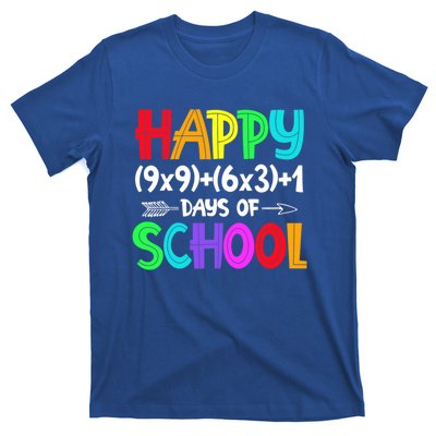 Math Formula 100 Days Of School Gift Math Teacher 100th Day Gift T-Shirt