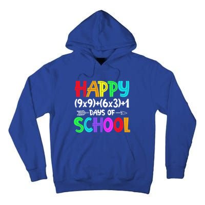 Math Formula 100 Days Of School Gift Math Teacher 100th Day Gift Tall Hoodie