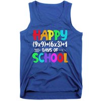 Math Formula 100 Days Of School Gift Math Teacher 100th Day Gift Tank Top